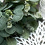 14 Stems Real Touch 12" Artificial Eucalyptus Leaf Flower Bouquet, Faux Silver Dollar Branches, Vase Floral Arrangement