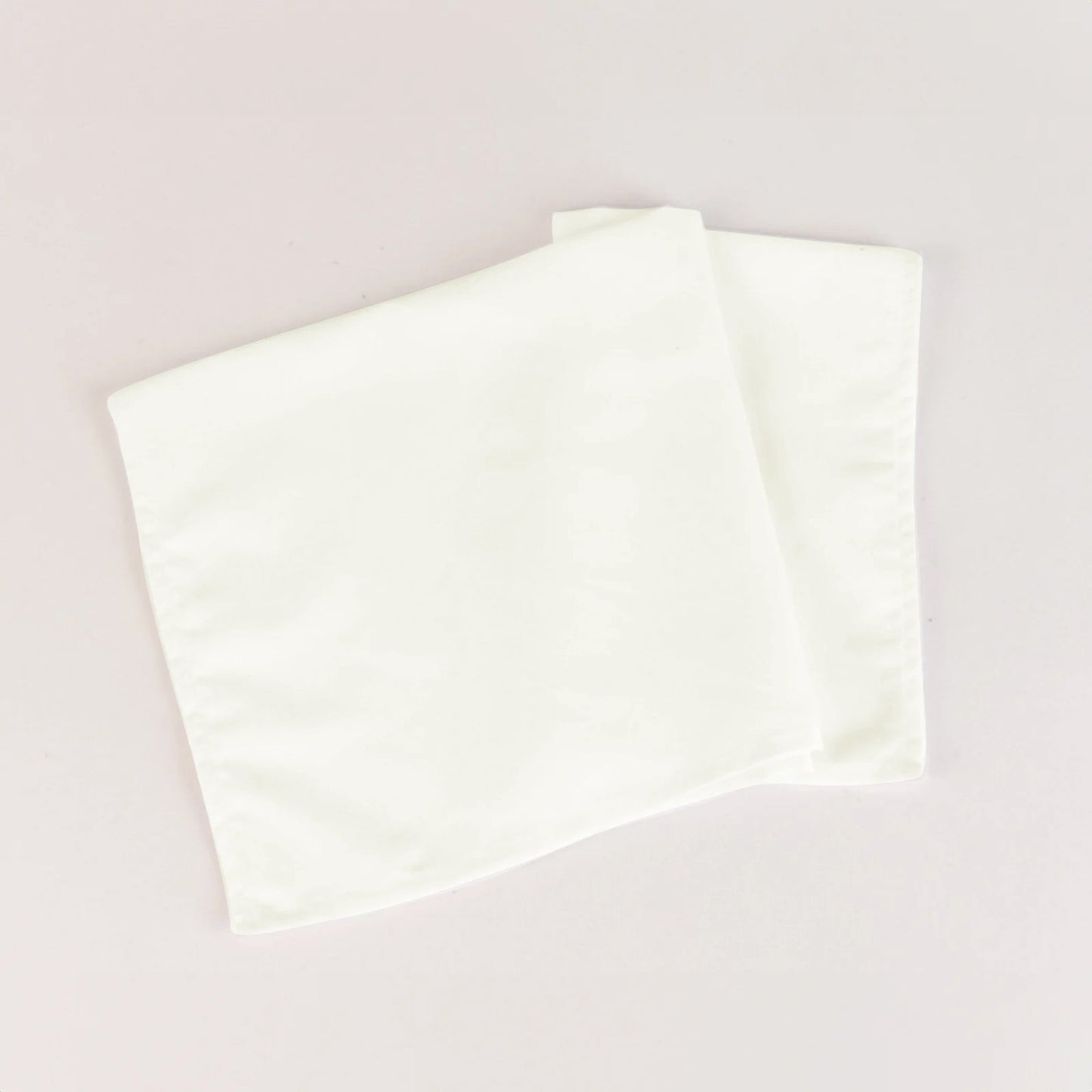 5 Pack Cotton Blend 20"x20" Napkins Ivory - Wrinkle-Resistant & Washable Dinner Napkins