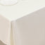 Lamour Satin 60"x126" Rectangle Tablecloth Ivory - Soft & Silk-Like Table Cover