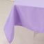 Premium Polyester 54"x54" Table Overlay Square Tablecloth Lavender Lilac - Stain and Wrinkle-Resistant 220GSM Table Topper