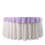 Scuba Round 70" Tablecloth Lavender Lilac - Wrinkle Free & Stain Resistant Table Cover