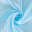 Satin Rectangular 60"x102" Tablecloth Light Blue - Smooth and Lustrous Table Cover