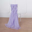 5 Pack Chiffon Chair Sashes Lavender Lilac - Soft & Lightweight Designer Chair Bows 22"x78"