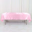 Satin Rectangular 60"x102" Tablecloth Pink - Smooth and Lustrous Table Cover