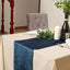 Premium Velvet 12"x108" Table Runner Navy Blue - Sheen Finish Reusable Table Decor