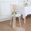 5 Pack Cheesecloth Gauze 16"x88" Chair Sashes Nude Beige - Boho Chair Decorations