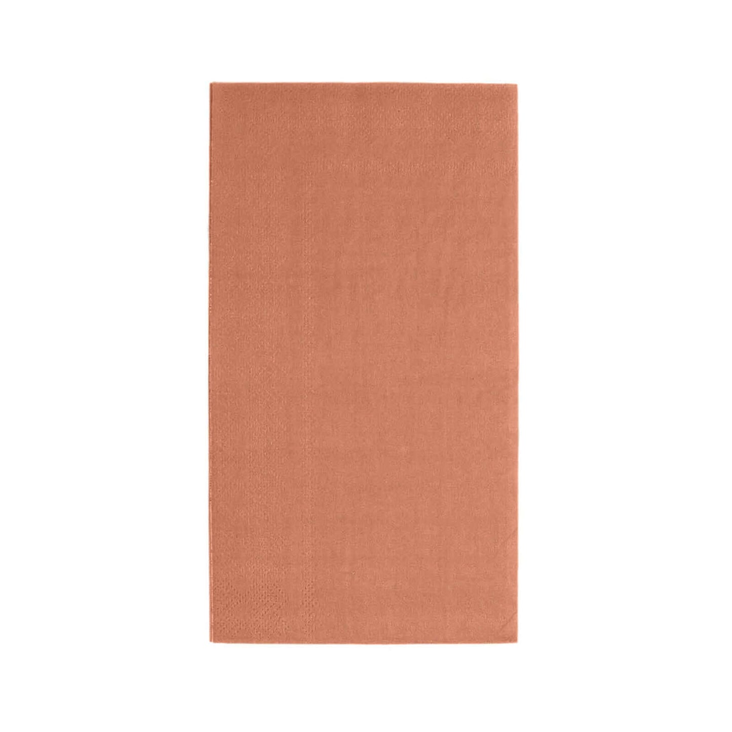 50-Pack Paper Napkins Terracotta (Rust) - Soft Disposable 2-Ply Dinner Napkins for Weddings