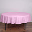 Polyester 90" Round Tablecloth Pink - Stain & Wrinkle-Resistant Table Cover