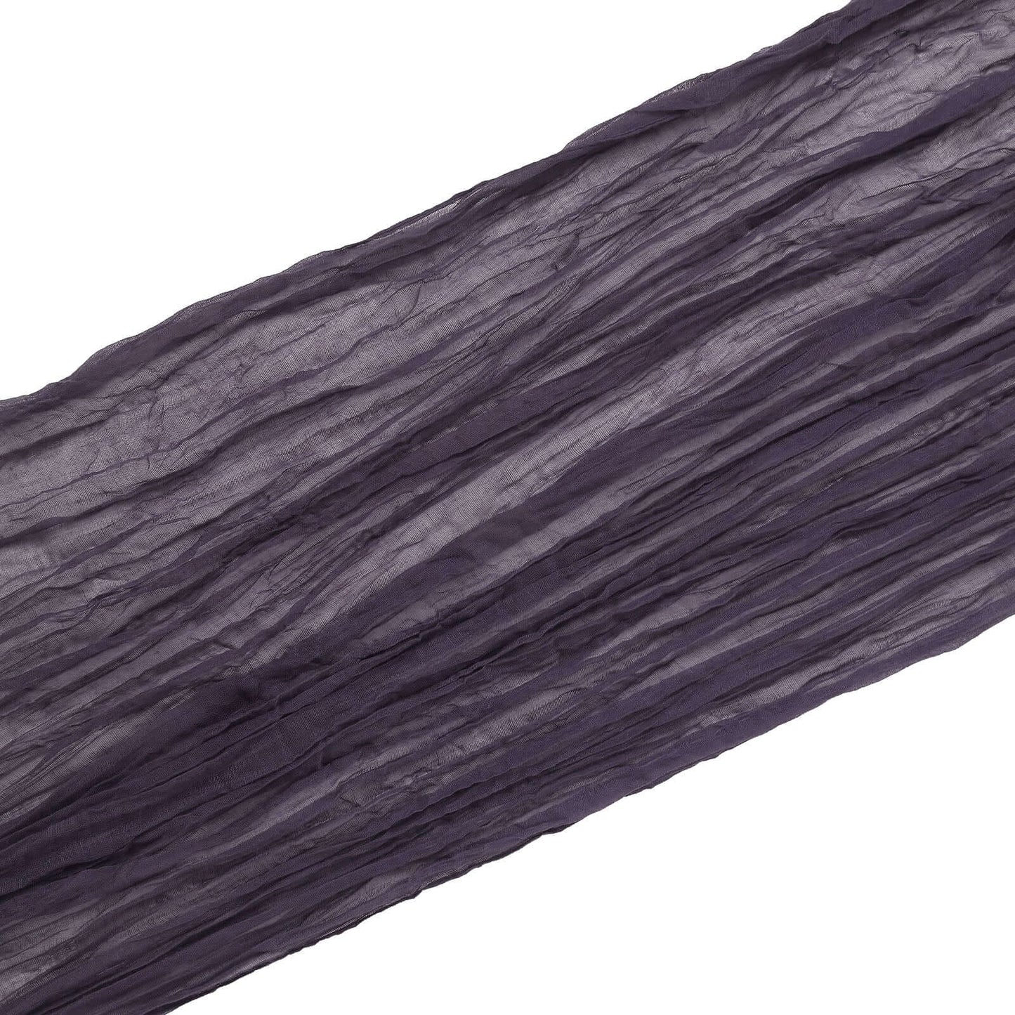 20ft Purple Gauze Cheesecloth Fabric Wedding Arch Drapery, Window Scarf Valance, Boho Decor Arbor Curtain Panel