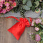 12 Pack 4"x6" Red Satin Drawstring Wedding Party Favor Gift Bags