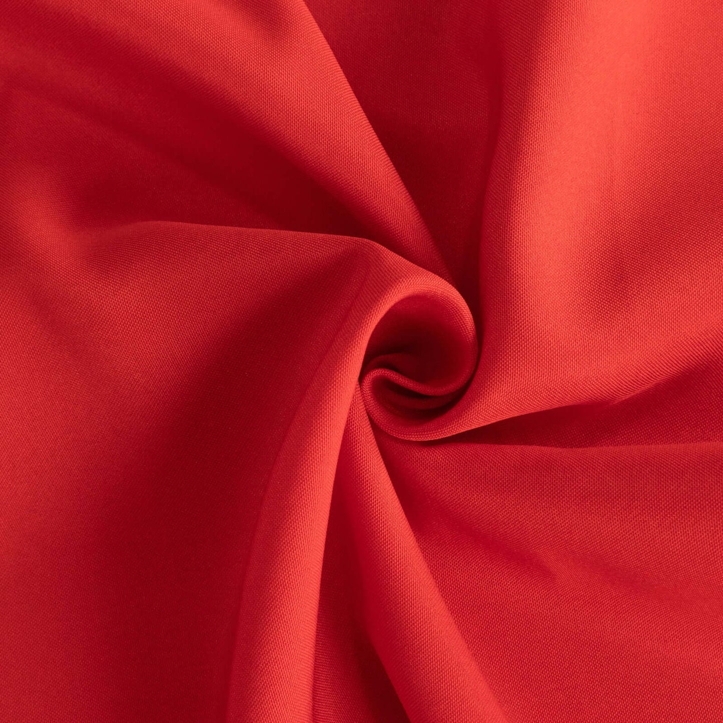Premium Polyester 120" Round Tablecloth Red - Seamless 220GSM Wrinkle-Resistant Table Cover