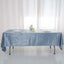 Premium Velvet 60"x102" Rectangle Tablecloth Dusty Blue - Reusable & Soft Table Cover
