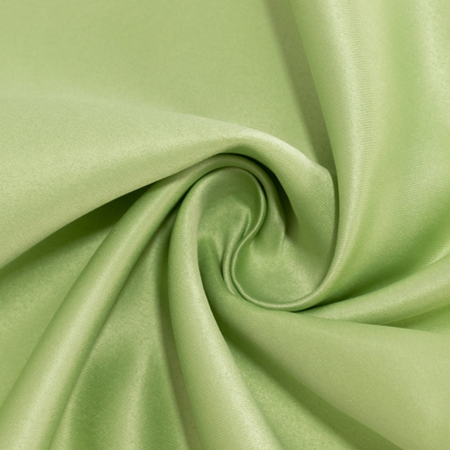 Lamour Satin 54"x54" Table Overlay Square Tablecloth Sage Green - Durable & Silk-Like Table Cover