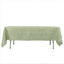 Taffeta 60"x102" Rectangle Tablecloth Sage Green - Accordion Crinkle Table Cover
