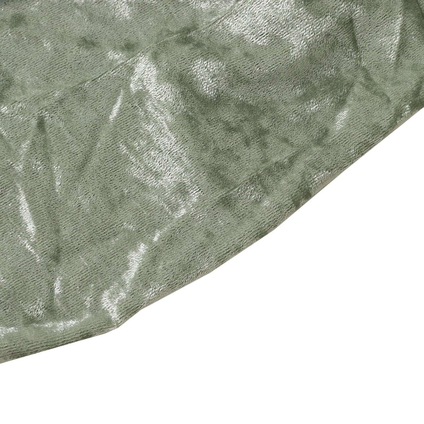 Set of 5 Sage Green Crushed Velvet Cylinder Pedestal Stand Covers, Premium Pillar Prop Covers