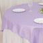Lamour Satin 72"x72" Table Overlay Square Tablecloth Lavender Lilac - Smooth Finish Table Topper