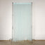 5ftx10ft Light Blue Dual Sided Sheer Tulle Event Curtain Drapes With Satin Header, Rod Ready Backdrop Event Panel