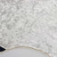 Premium Crushed Velvet 12"x108" Table Runner White - Soft & Wrinkle-Resistant Table Linen for Events
