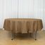 Polyester 90" Round Tablecloth Taupe - Stain & Wrinkle-Resistant Table Cover