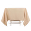 Premium Polyester Square Tablecloth 70"x70" Beige 220GSM Wrinkle-Resistant Table Cover