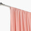 2 Pack Dusty Rose Scuba Polyester Event Curtain Drapes, Durable Flame Resistant Backdrop Event Panels Wrinkle Free with Rod Pockets - 10ftx10ft
