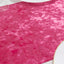 Premium Crushed Velvet 12"x108" Table Runner Fuchsia - Soft & Wrinkle-Resistant Table Linen