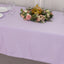Lamour Satin 60"x102" Rectangle Tablecloth Lavender Lilac - Durable & Silky Soft Feel Table Cover