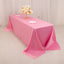 Lamour Satin 90"x156" Rectangle Tablecloth Pink - Luxurious, Soft Seamless Table Cover