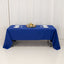 Premium Polyester 60"x126" Rectangle Tablecloth Royal Blue - Stain-Resistant 220GSM Finish Table Cover