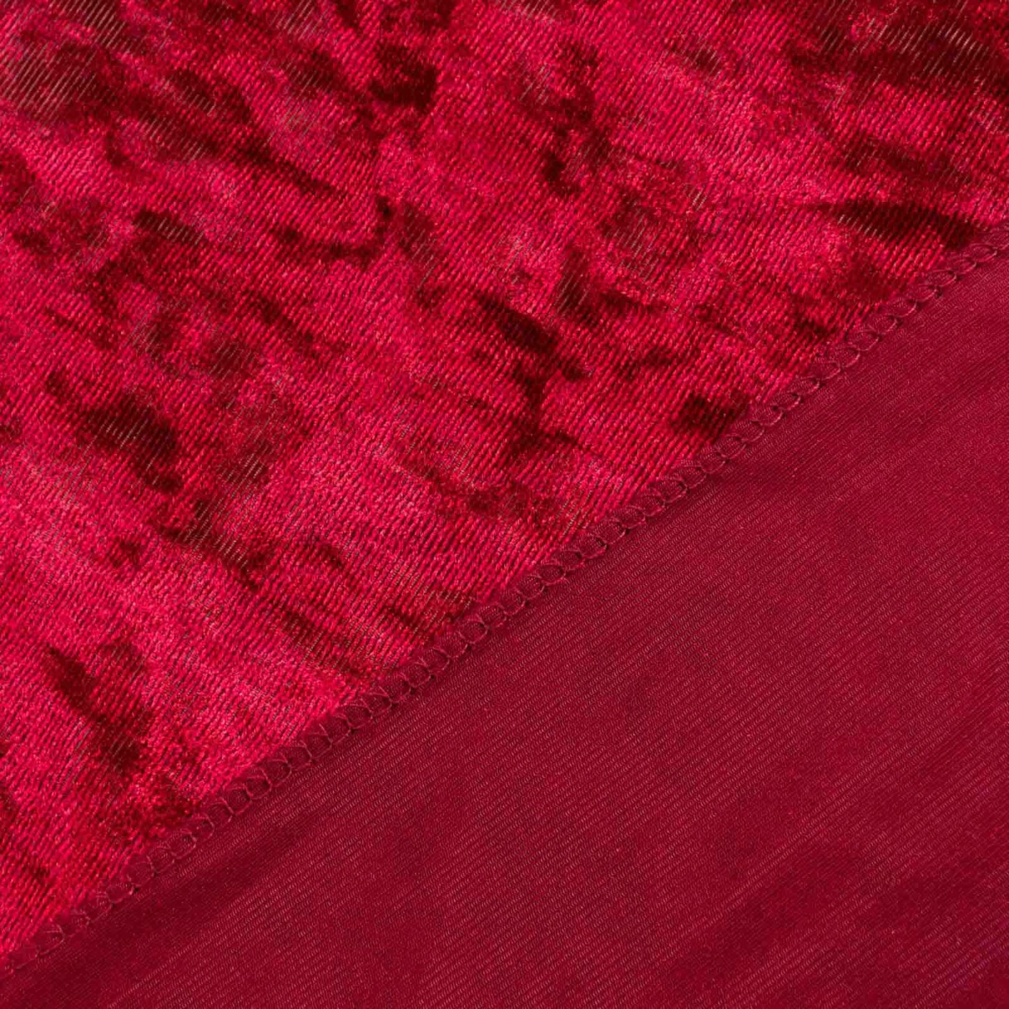 Burgundy Crushed Velvet Backdrop Curtain â€“ 8ft x 8ft Event Drape with Rod Pocket, Privacy Panel for Photo Booths & Events