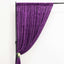 Purple Crushed Velvet Backdrop Curtain â€“ 8ft x 8ft Event Drape with Rod Pocket, Privacy Panel for Photo Booths & Events