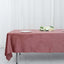 Premium Velvet 60"x102" Rectangle Tablecloth Dusty Rose - Reusable & Soft Table Cover