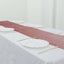 Premium Velvet 12"x108" Table Runner Dusty Rose - Sheen Finish Reusable Table Decor