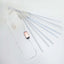8 Tubes LED Hanging String Lights Icicle Design Clear - Waterproof Snowfall Effect 12"
