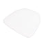 5 Pack Spandex Seat Pad Slipcovers for Chiavari White - Washable Stretch Fitted Design for Dining Chairs