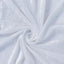 White Crushed Velvet Backdrop Curtain â€“ 5ft x 12ft Event Drape with Rod Pocket, Privacy Panel for Photo Booths & Events