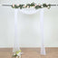20ft White Gauze Cheesecloth Fabric Wedding Arch Drapery, Window Scarf Valance, Boho Decor Arbor Curtain Panel