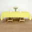 Polyester 60"x102" Rectangle Tablecloth Yellow - Durable and Stylish Table Cover