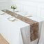 Mesh Polyester 108" Table Runner Roll Metallic Bronze - Distressed Foil Look Disposable Table Decor