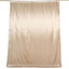 8ftx10ft Nude Satin Event Curtain Drapes, Backdrop Event Panel