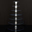 7-Tier Acrylic Round Cupcake Stand Clear & Catering Displays 26"
