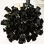 12 Bushes Black Artificial Premium Silk Flower Rose Bud Bouquets