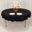 Cotton Blend 70" Round Tablecloth Black - Wrinkle-Resistant Table Cover