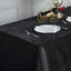 Premium Velvet 90"x132" Rectangle Tablecloth Black - Reusable Soft & Polished Seamless Table Cover for Luxury Weddings & Events