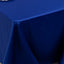 Lamour Satin 90"x156" Rectangle Tablecloth Royal Blue - Luxurious, Soft Seamless Table Cover