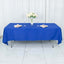 Premium Polyester 60"x102" Rectangle Tablecloth Royal Blue - Durable 220GSM Wrinkle-Resistant Table Cover
