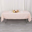Premium Polyester 60"x102" Rectangle Tablecloth Blush - Durable 220GSM Wrinkle-Resistant Table Cover