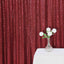 8ftx8ft Burgundy Sequin Event Curtain Drapes, Backdrop Event Panel