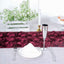 Rosette Satin 14"x108" Table Runner Burgundy - Grandiose Design