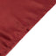 Lamour Satin 60"x102" Rectangle Tablecloth Burgundy - Durable & Silky Soft Feel Table Cover